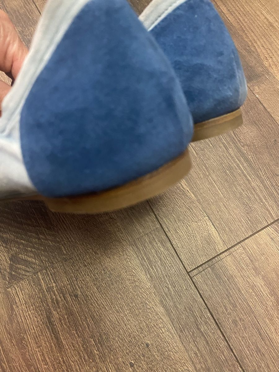 Kaiser Damenschuhe: Peter Kaiser Ballerina Leder blau  38.5 – Gebraucht aus Büron von Coerner 6