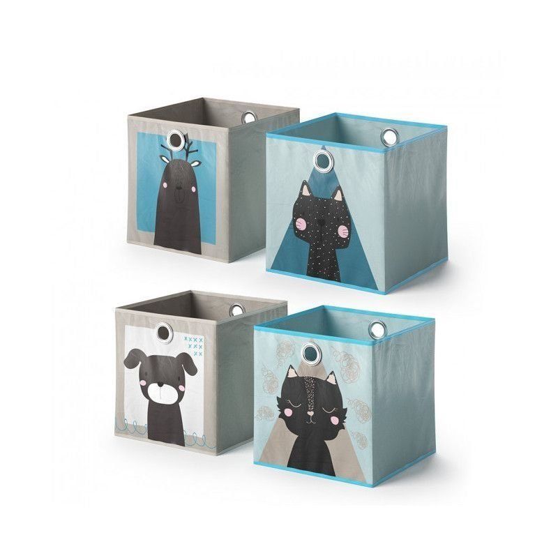 Scaffali: Faltbox - Elch Katze - 30x30x30cm - Kinderregal - Box – Usato da Wallenwil venduto da toesstal-vertrieb 4