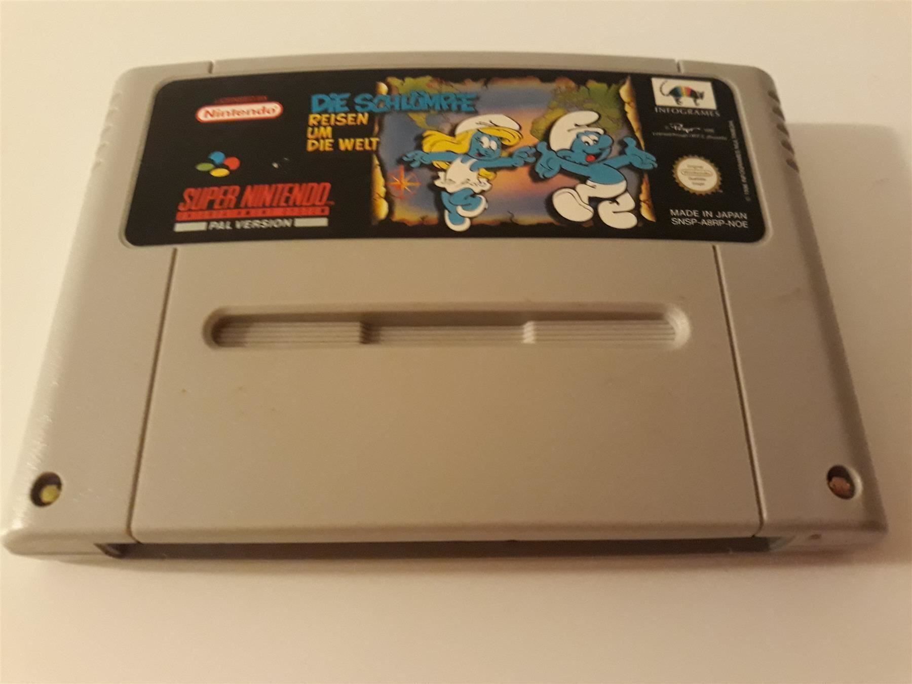 Giochi: Die Schlümpfe Super Nintendo SNES Spiel – Usato da Aarau venduto da Kaesekuchen2000