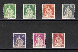1933 Helvetia geriffelt 111z - 176z  **