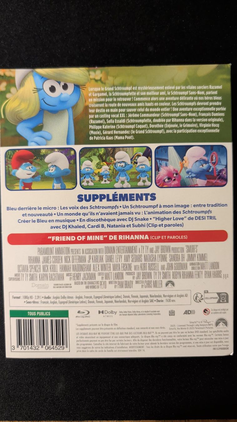 Tutti i DVDs: Blu-Ray Les Schtroumpfs: Le Film – Nuovo (secondo la descrizione) da Renens VD venduto da tartompion 1