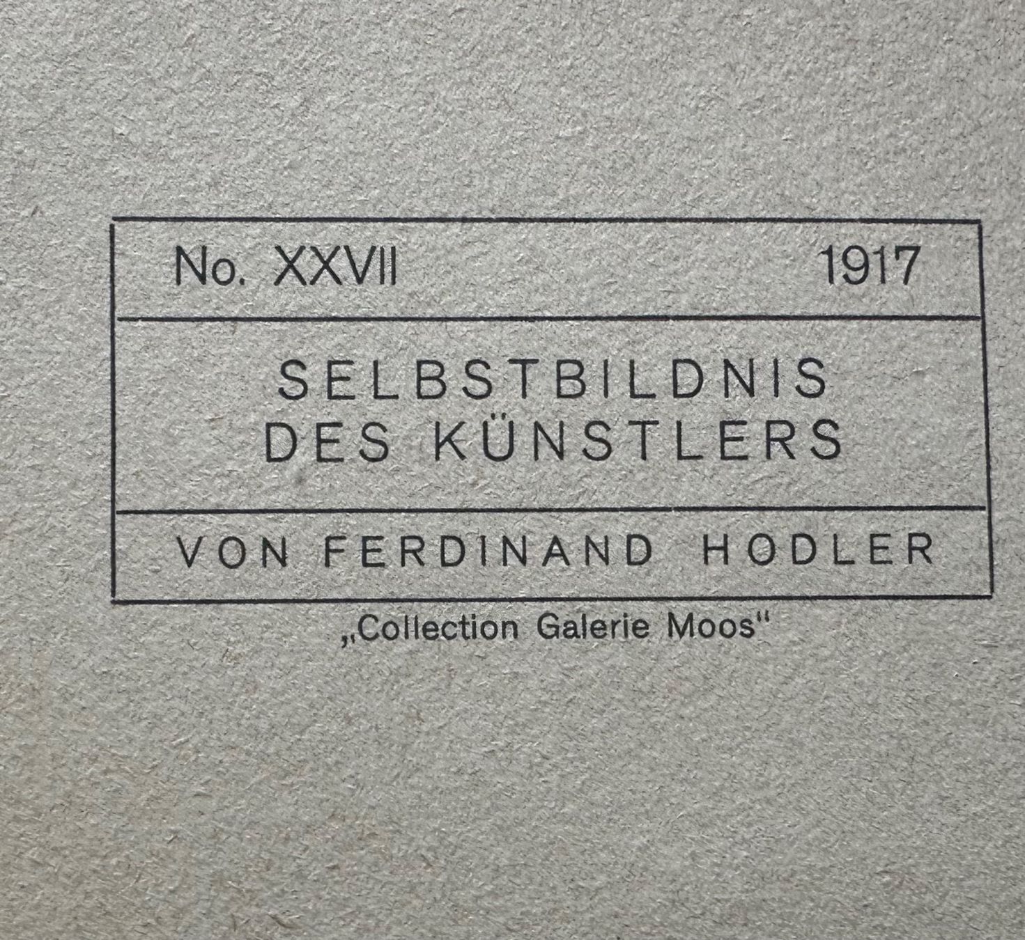 Arts picturaux & lithographies: Ferdinand HODLER – D'occasion à Grellingen par luxuskunst 2