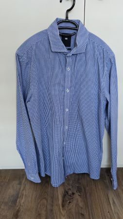 WE Hemd, Grösse 40, Blau-Weiss Kariert - Top Zustand!
