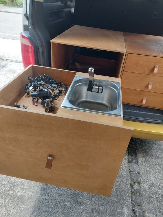 VW Sonstiges Fahrzeugzubehör: Camping Möble VW T6 3xSchublade/Kühlschrank/Wasseranlage – Gebraucht aus Küsnacht ZH von arcane-rider 3
