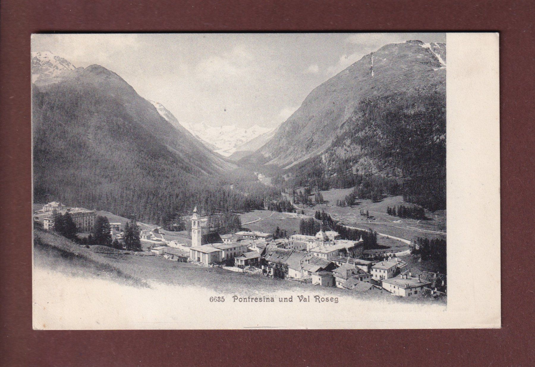 Cartoline postali: PONTRESINA - Val Roseg – Usato da Pully venduto da nicecards