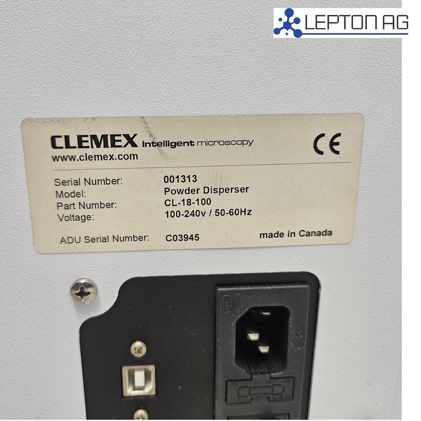 Toutes les machines: CLEMEX PULVER-DISPERGIERER – D'occasion à Niederdorf par LeptonAG_Labor2 5