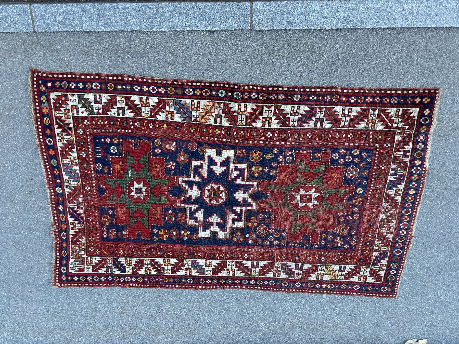 Tappeti: Antiker Orientteppich Kasak – Usato da rotkreuz venduto da baudisch 2