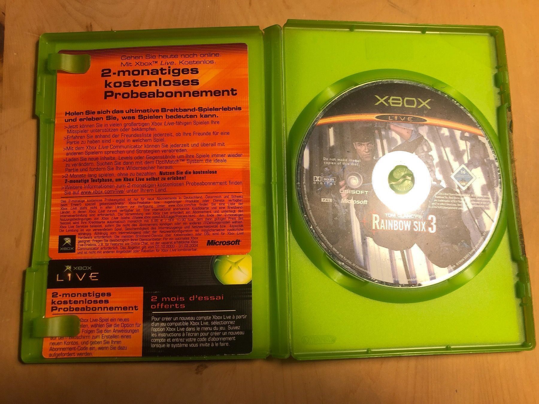 Microsoft Spiele: Rainbow Six 3 für Xbox – Gebraucht aus Kestenholz von mad_n98t 2