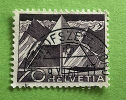 Nr.308 mit Stempel Triangulationspunkt Technik und Landschaf