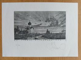 Exlibris Konstantin Kalinovich - Original Kupferstich sign.