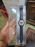 Vintage Swatch Chronograph Quarzuhr mit Lederarmband OVP