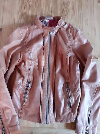 Lederjacke Street One