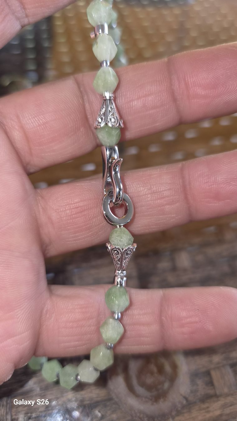 Catenine: Halskette. Peridot und Unakit – Nuovo (secondo la descrizione) da Oberglatt ZH venduto da nat_c6k7 2