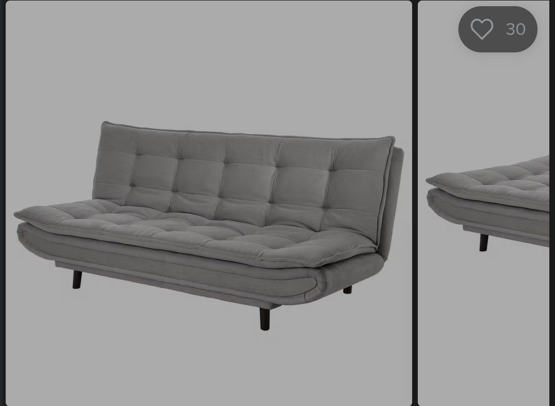 Divani: Sofa Bett grau gebraucht mit gebrauchtspuren – Usato da Schlieren venduto da ars_rr78 1