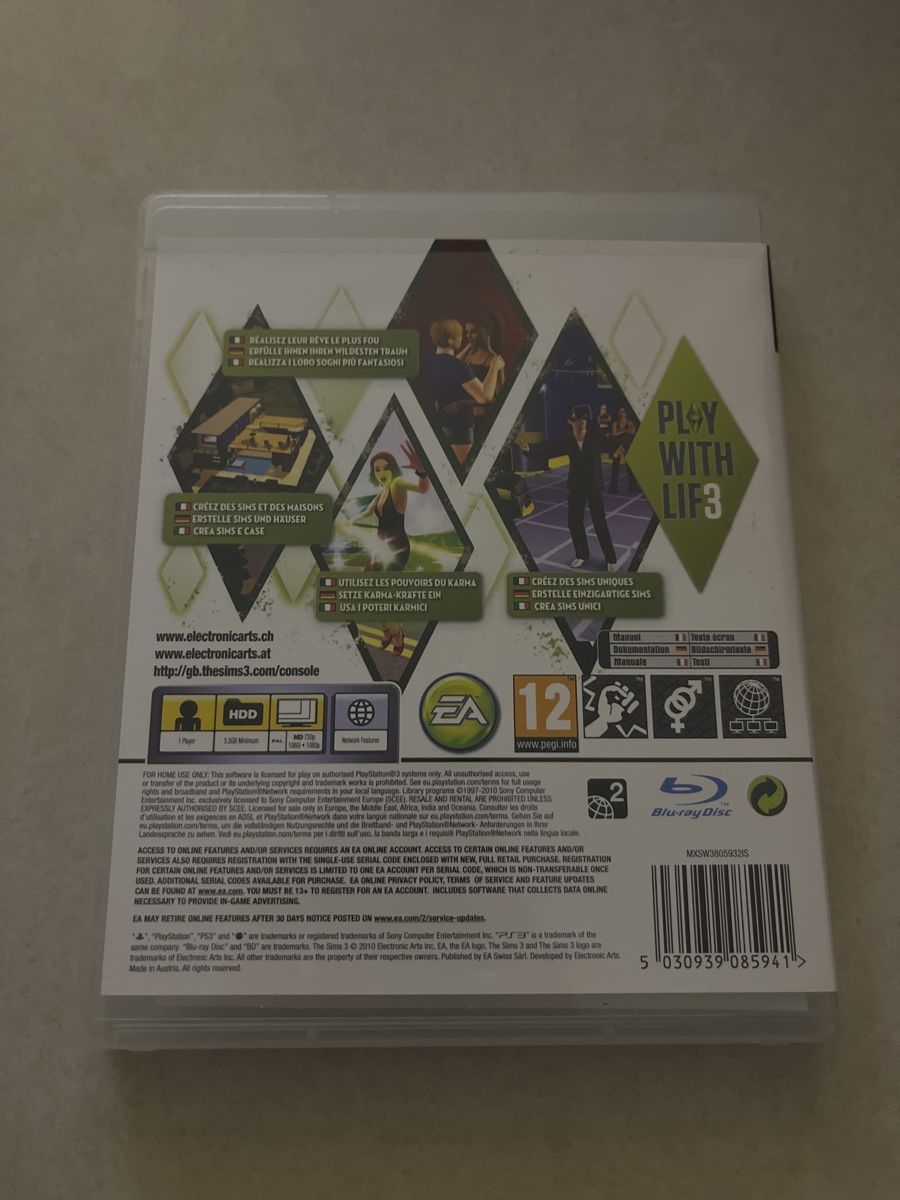 Spiele: Die Sims 3 für PS3 – Gebraucht aus Suhr von SchnapperCH 1