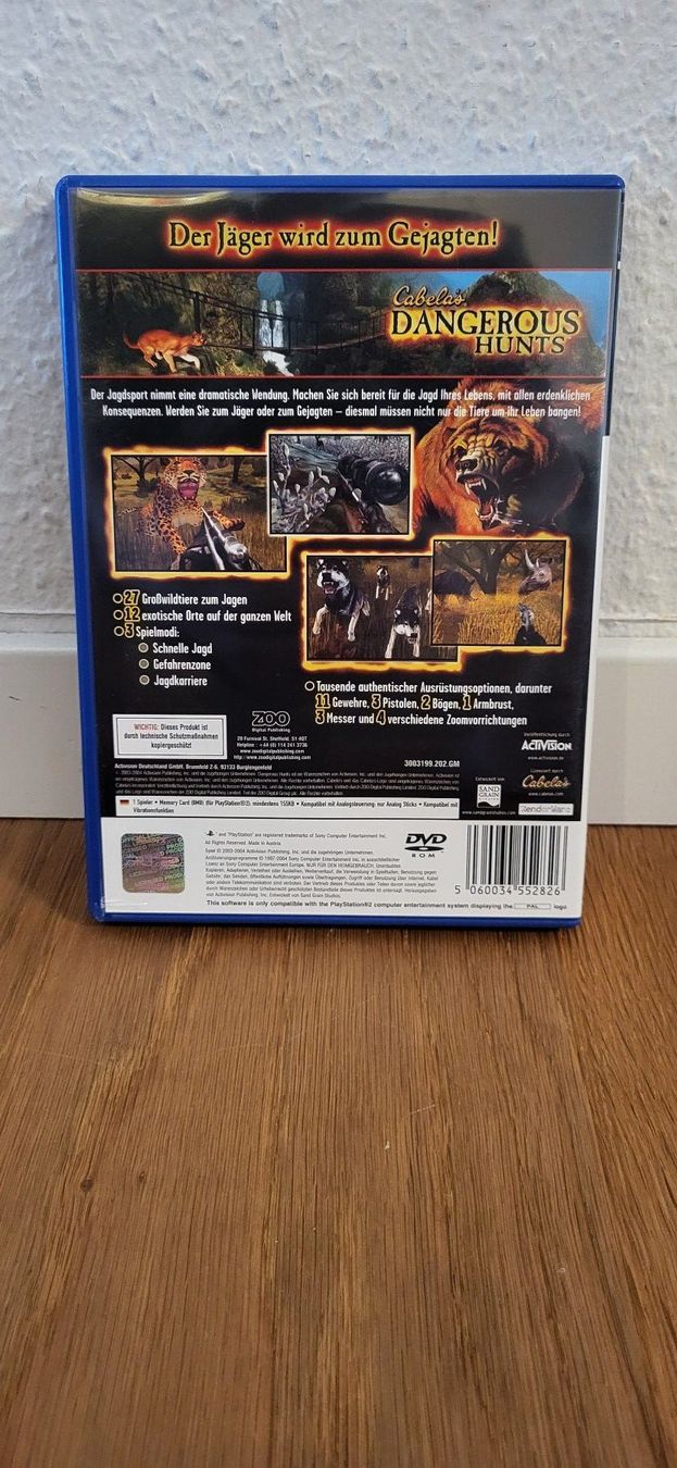 Sony Giochi: PS 2 - Cabelas Dangerous Hunts – Usato da Münsingen venduto da DigitaleSpielecke 1
