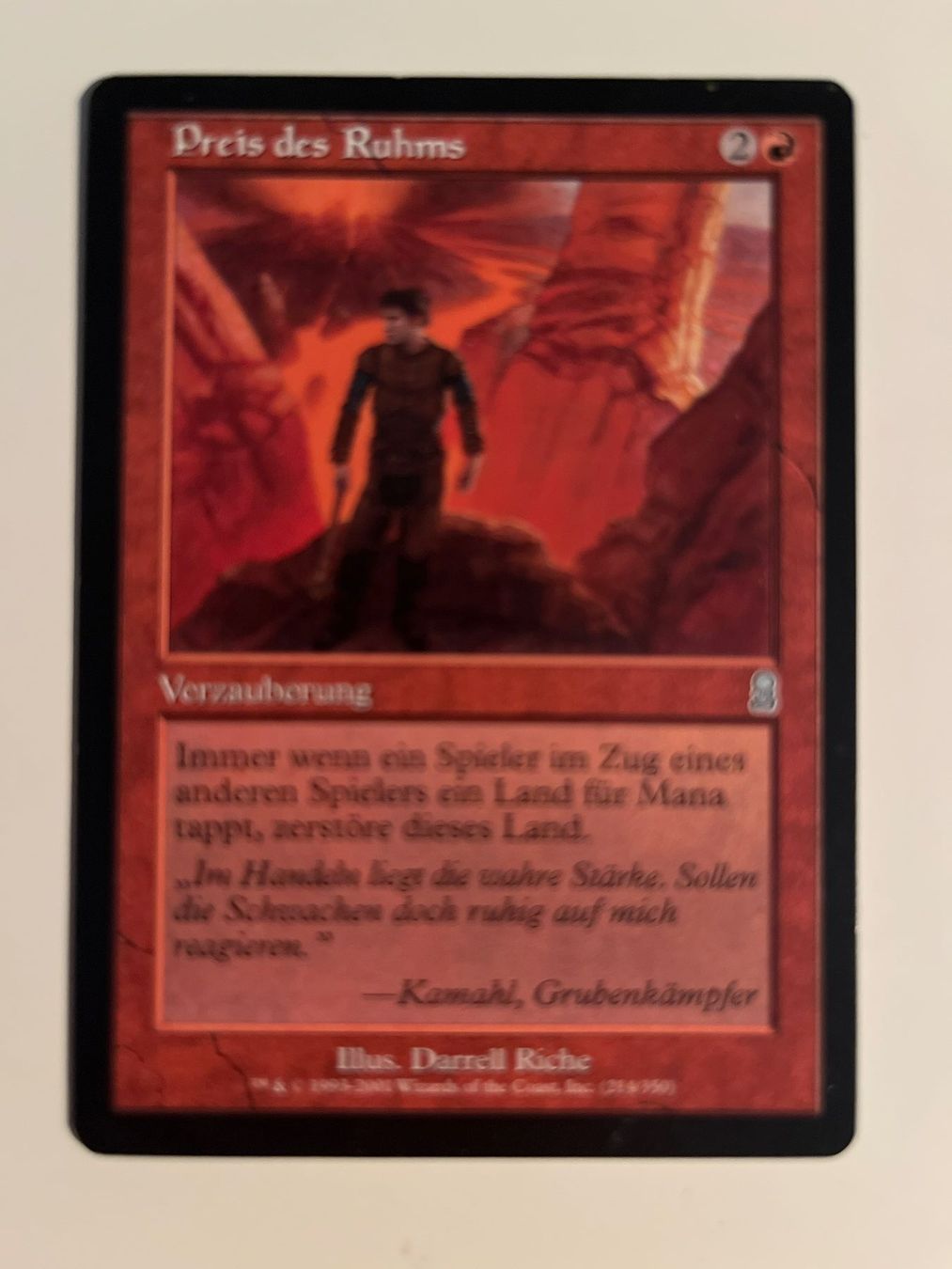 Magic The Gathering Cartes à collectionner: 1 x Preis des Ruhms - Magic: The Gathering - MtG – D'occasion à Kriens par Shadi1980