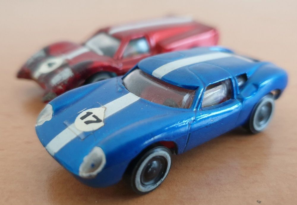 Lola GT + Ford J DieCast Marx Toys , Hong Kong 60er Jahre Acheter sur