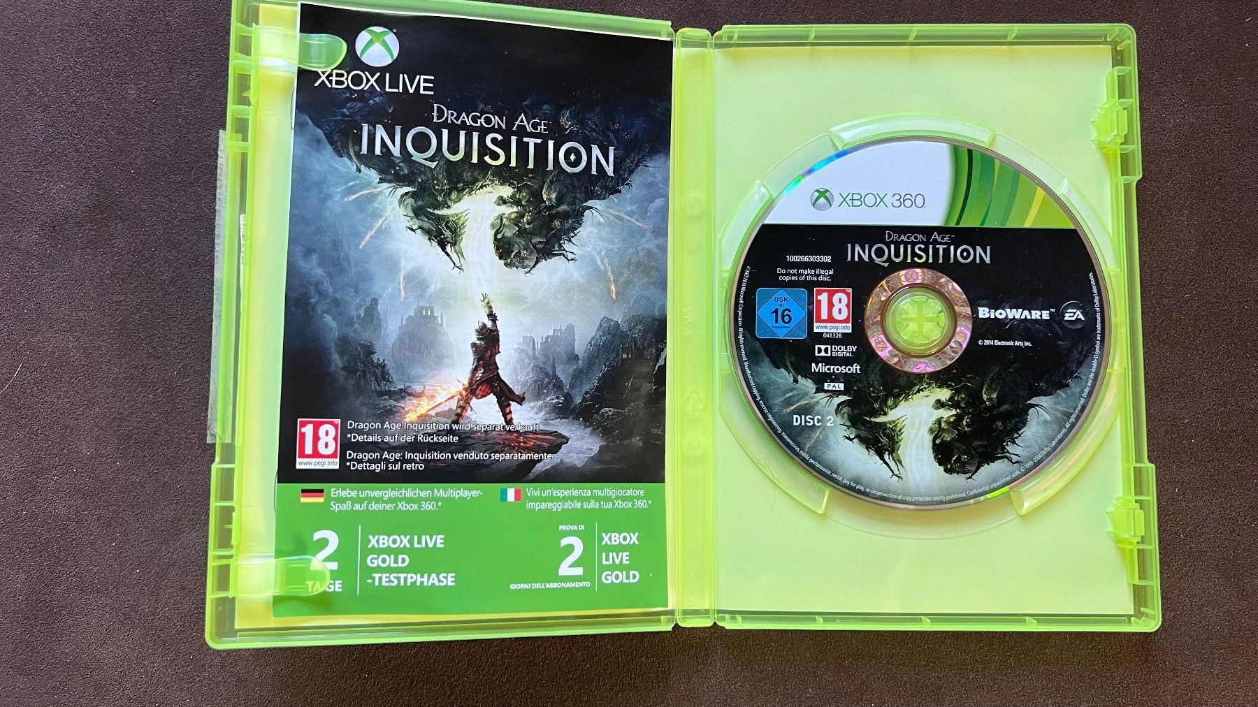 Microsoft Giochi: Dragon Age Inquisition Xbox 360 – Usato da Schübelbach venduto da Dolly990_2 2