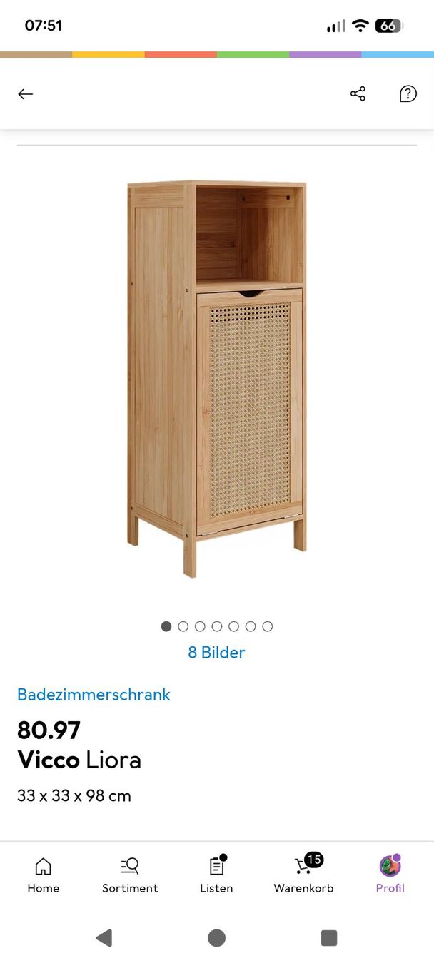 Armadi: Badezimmerschrank – Usato da Liebefeld venduto da Wunderland84