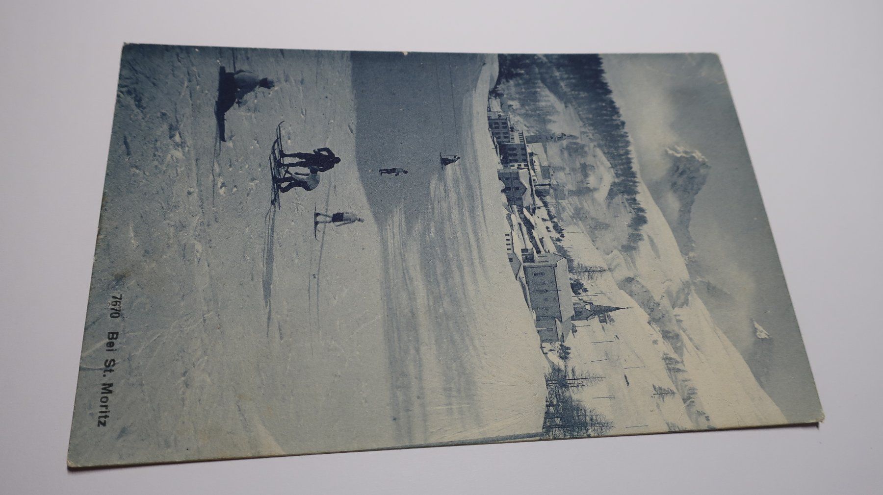 Ansichtskarten: Bei St. Moritz  1910 – Gebraucht aus Cormoret von Pascalll2001 1