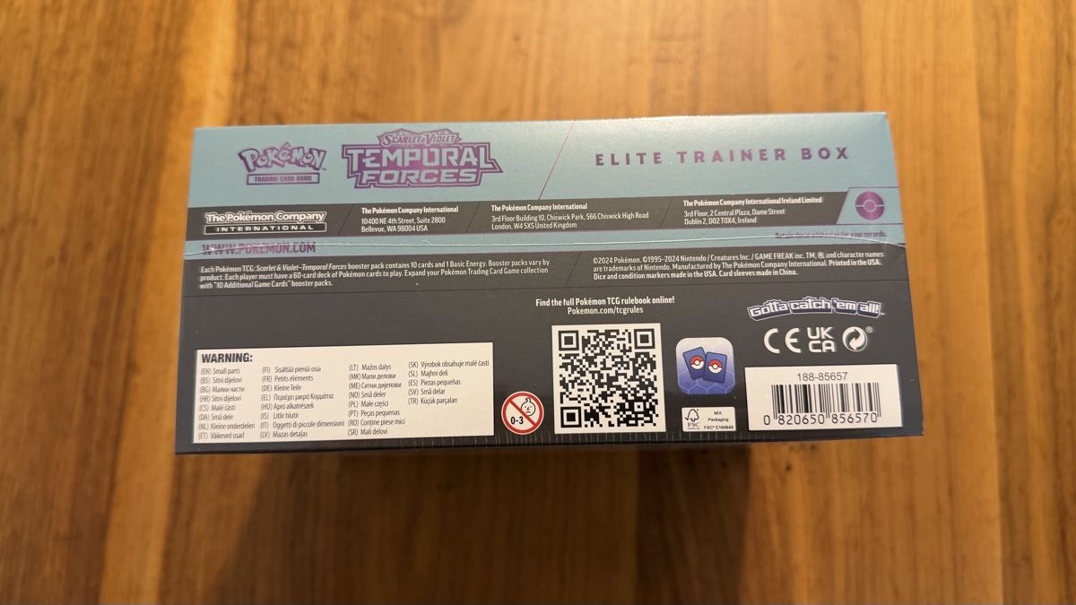 Pokémon Carte collezionabili: Pokémon Temporal Forces Walking Wake ETB - EN – Nuovo e nell'imballaggio originale da Bonaduz venduto da Snake86 3