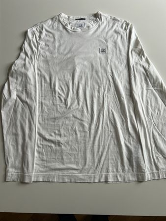 C.P. Company T-Shirt, weisses Langarmshirt, Gr. L, Top!