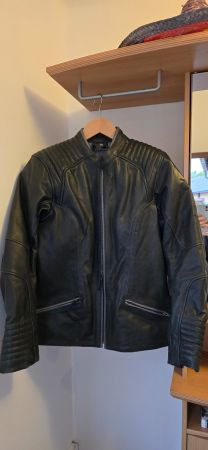 Highway 1 Damen Motorrad-Lederjacke mit Protektoren – Gr. 42
