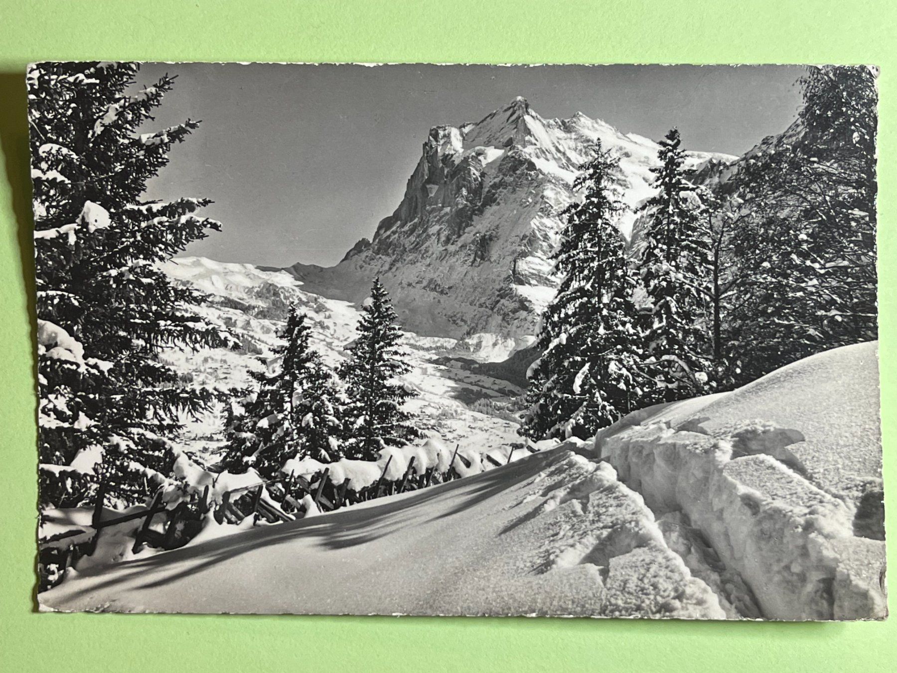 Ansichtskarten: Grindelwald, Wetterhorn – Gebraucht aus Steg VS von _vinci_