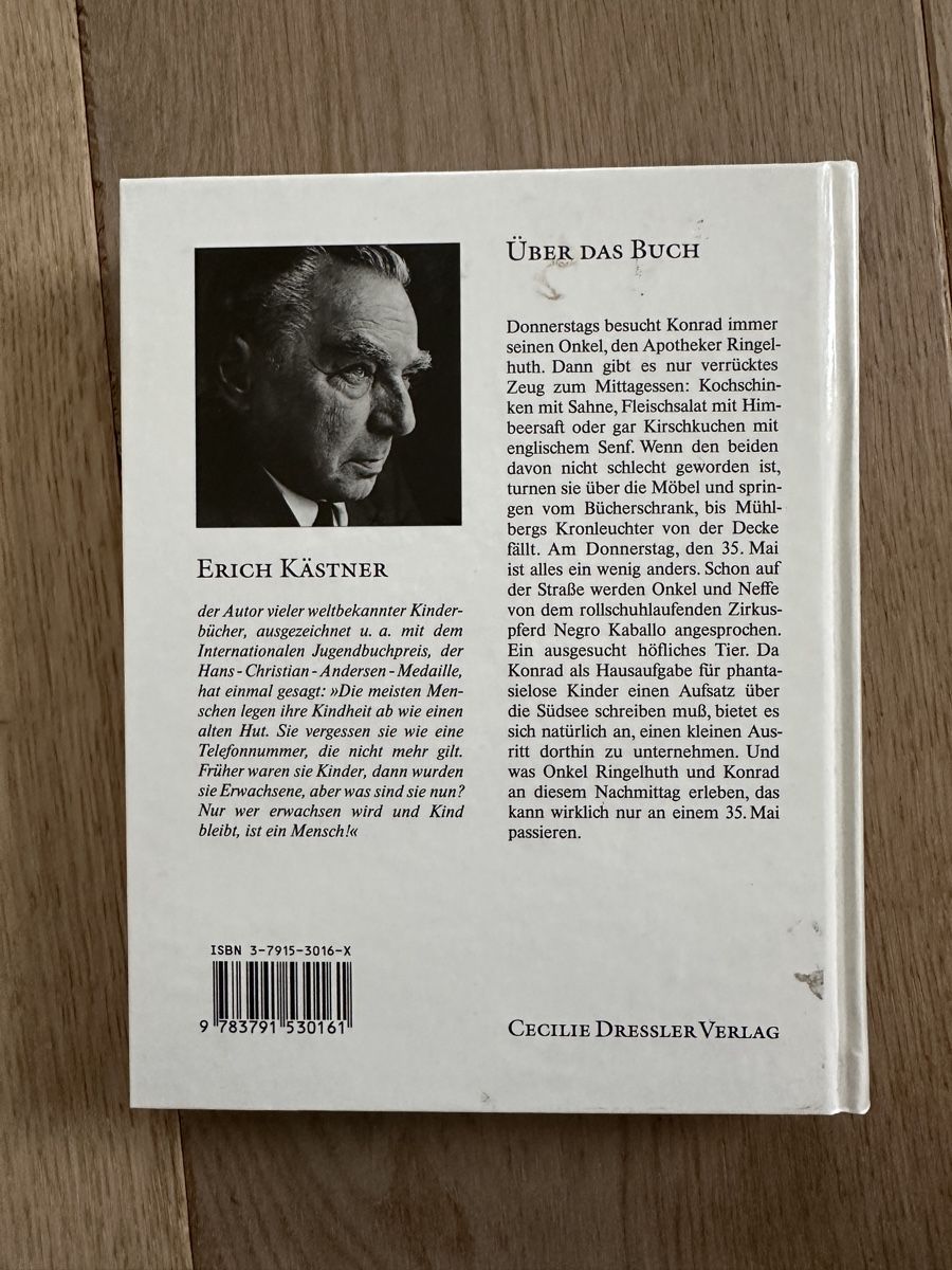 Libri: Buch Der 35. Mai, Erich Kästner – Usato da Herzogenbuchsee venduto da GyK87 1