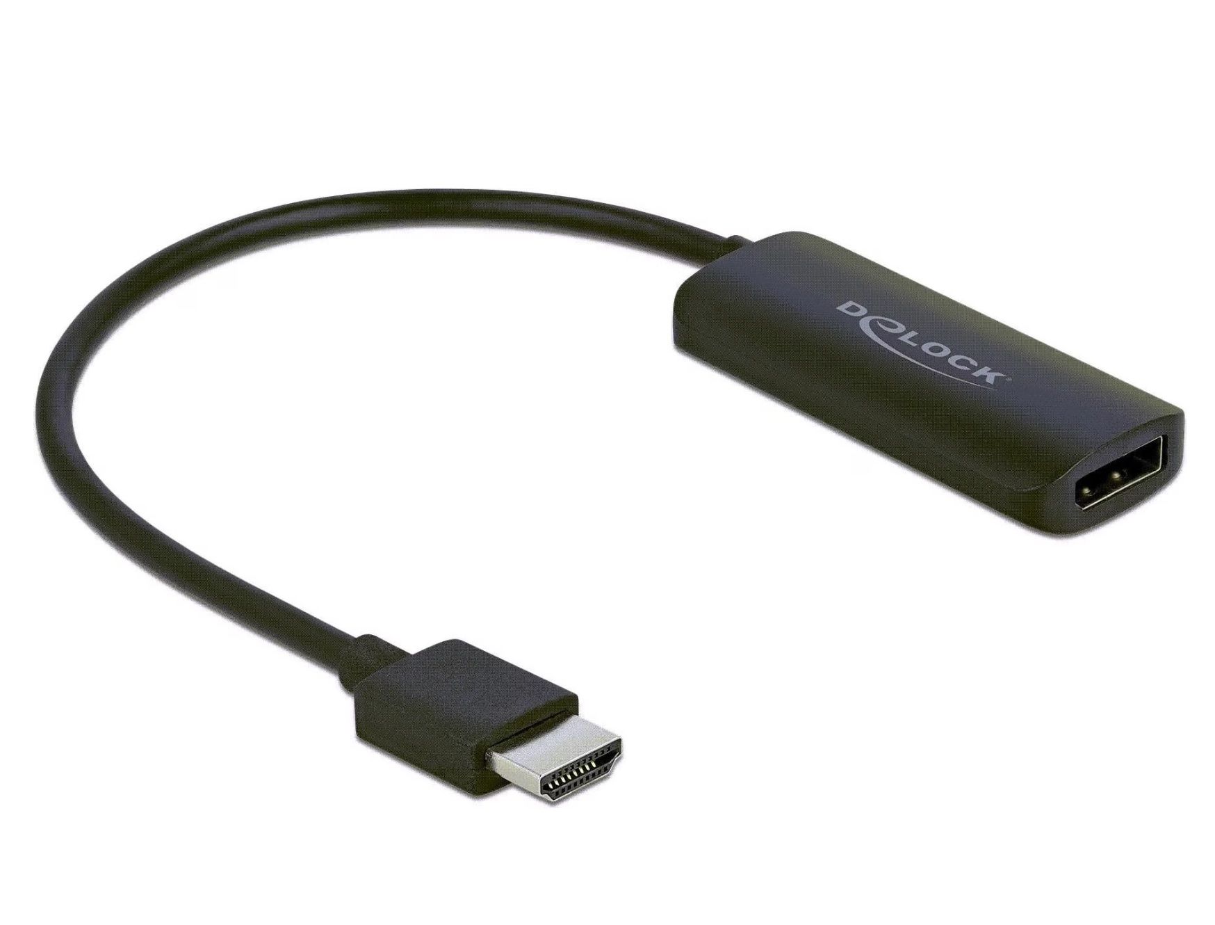 Unità & Adattatore: Delock HDMI zu DisplayPort 1.2 Adapter 4K neu – Nuovo e nell'imballaggio originale da Tafers venduto da JP911 4