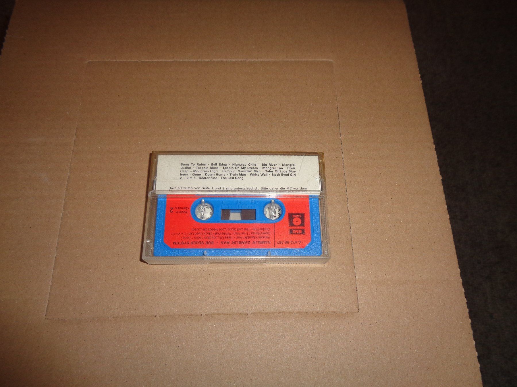 Musicassette: Bob Seger System - Mongrel - Seltene Kassette -1973 – Usato da trimbach venduto da Stonehenge1955 1