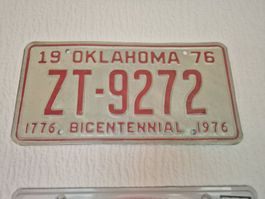 Blechschild / Autonummer