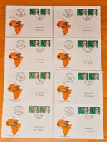 6 Sonderbriefe Mittelholzer-Afrika-Gedenkflug 1977