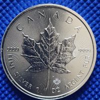 1 oz 9999 Silver Maple Leaf 2018 Canada
