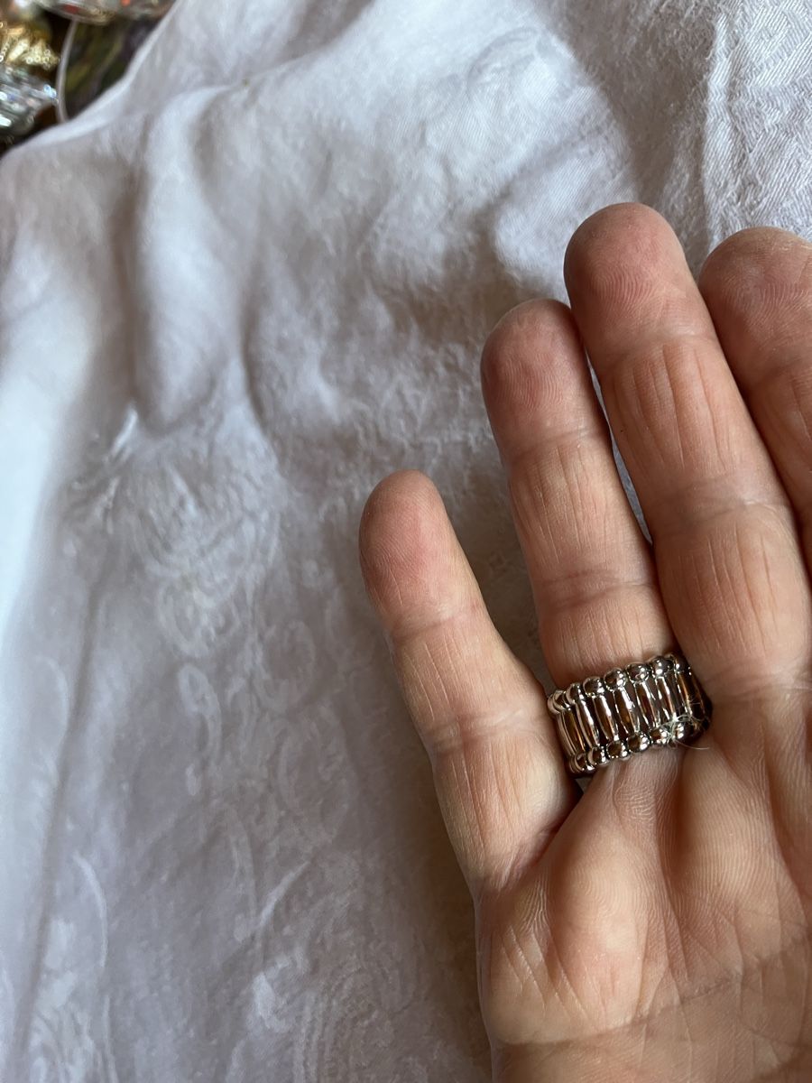Ringe: Ring mit Strass besetzt, variable Ringschiene – Gebraucht aus Bassersdorf von groovygremlin 3