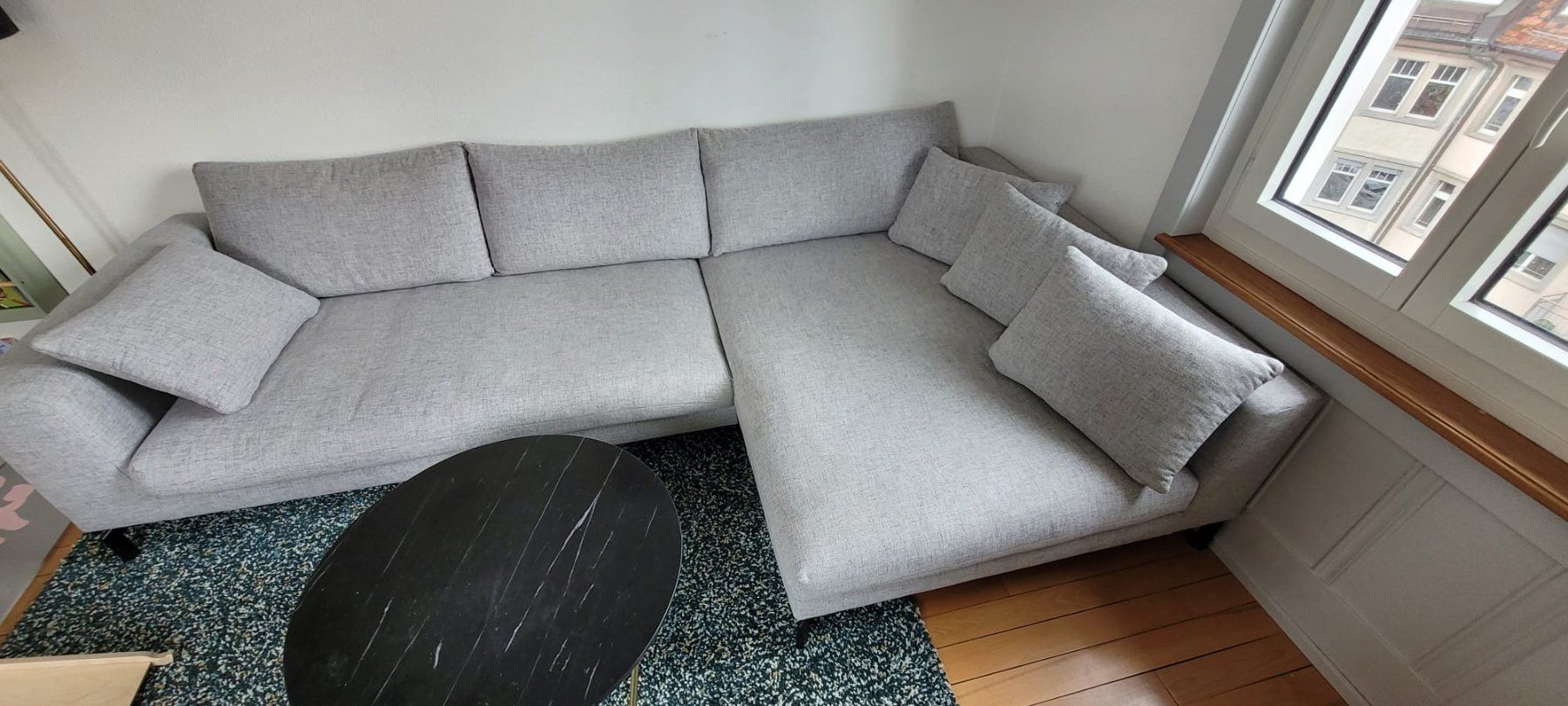 Micasa Sofas: Ecksofa - hellgrau (von Micasa) – Gebraucht aus Zürich von sunshine1345 2