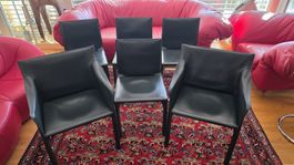 6 High quality Leder Stühlen neu 3000 CHF