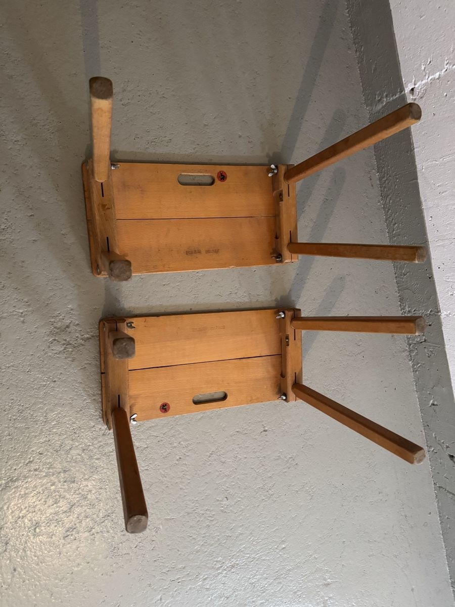 Sedie: 2x Vintage HolzStuhl Klappbar – Usato da Urdorf venduto da robinson80 2