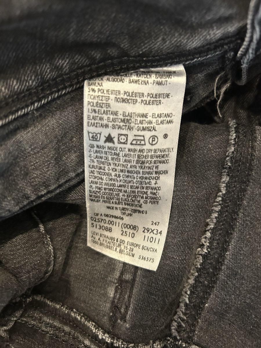 Levi's Jeans: Jean Levi's vintage noir/gris  – Gebraucht aus Signy von Chloe79 4