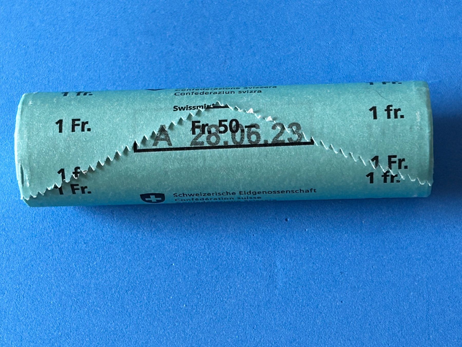Tutti le monete: 1 Franc / Franken 2023 UNC from coin roll – Nuovo (secondo la descrizione) da Corcelles NE venduto da AJKader 4