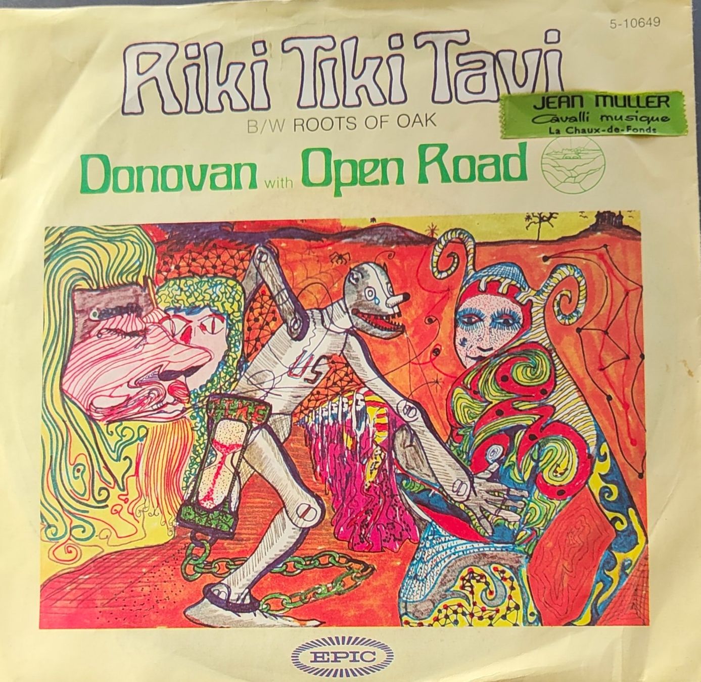 Dischi in vinile: Vinyl Single Donovan - Riki Tiki Tavi – Usato da Langenthal venduto da Modo39