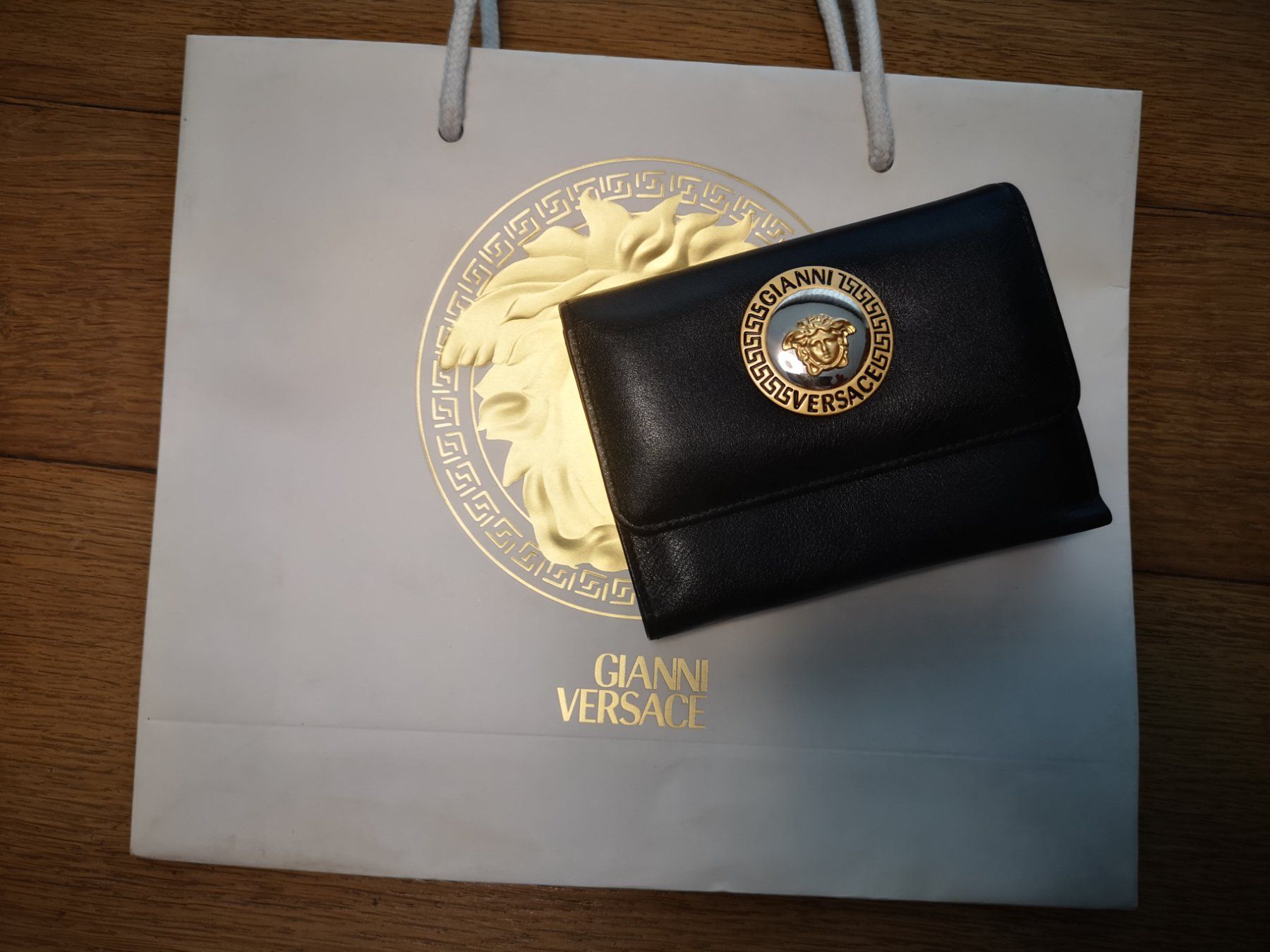 Versace Portamonete: GIANNI VERSACE Lederportemonnaie – Nuovo (secondo la descrizione) da Derendingen venduto da silverstone1961 1