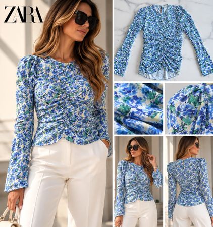 Zara Bluse, Gr. S, wie NEU