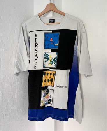 Rare Vintage 90s Versace Jeans Couture T-Shirt XL
