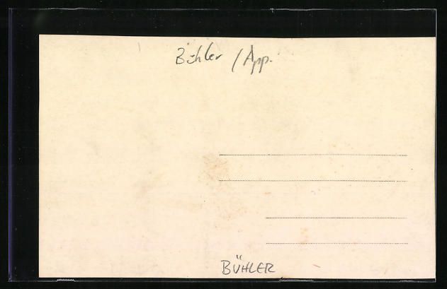Ansichtskarten: Foto-AK Bühler, Ortsansicht mit Landstr – Gebraucht aus Berlin von bartko-reher 1