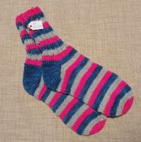 Gestrickte Socken/Wollsocken für Kinder Gr. 26/27