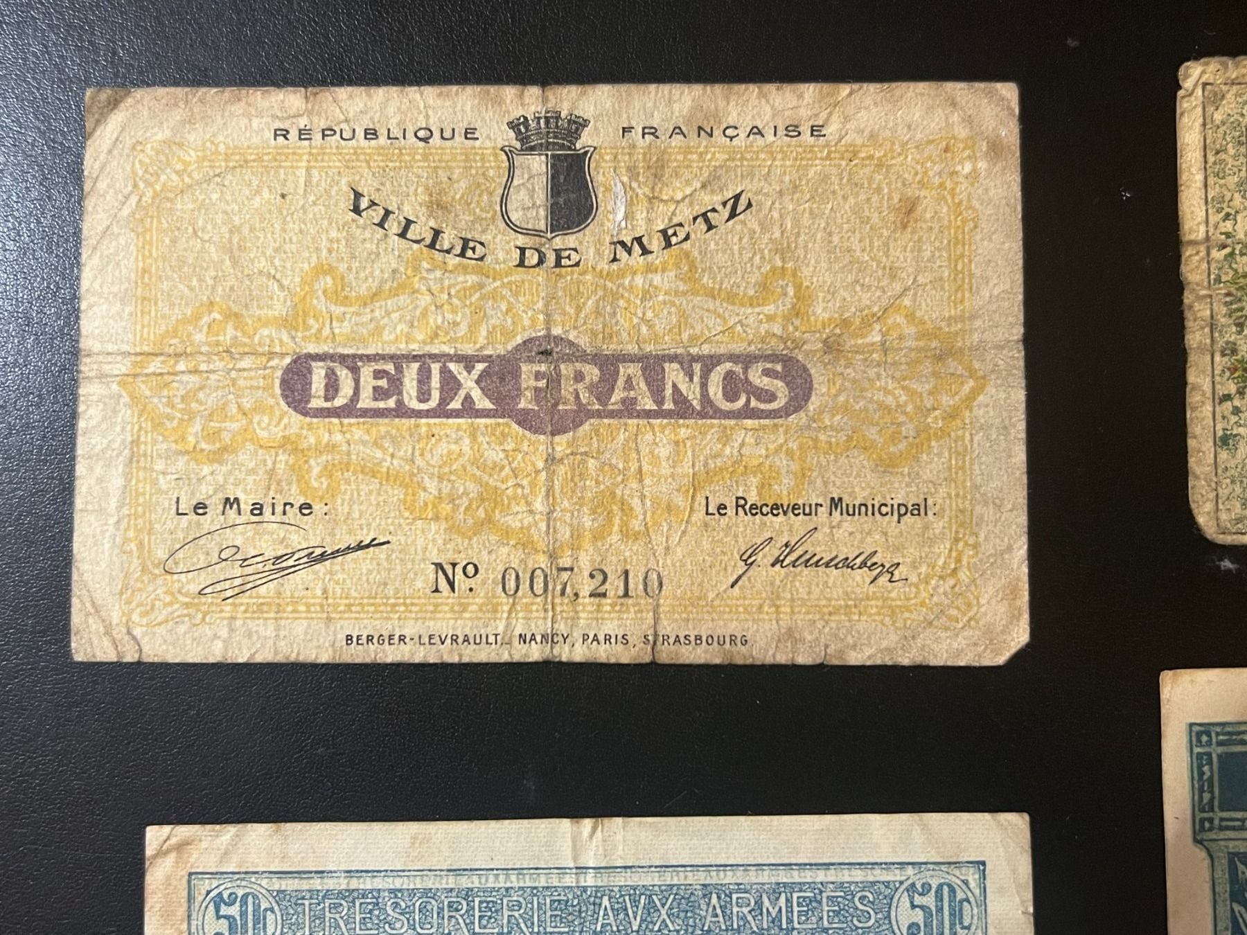 Banconote: () 4 bons émis 1918/1920 – Usato da Lausanne venduto da ffhoud 1