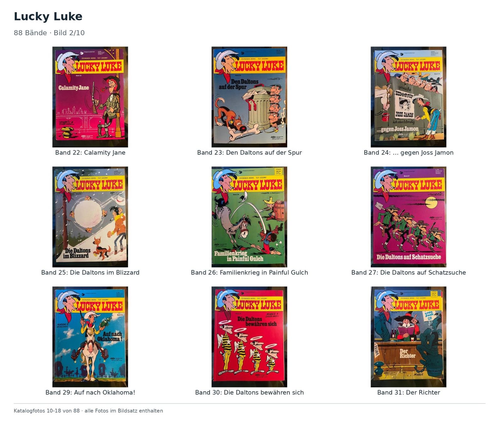 Comics: Lucky Luke - 88 Bände – Gebraucht aus Laufenburg von smoritz01 1
