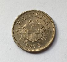 1873 5 Rappen unz